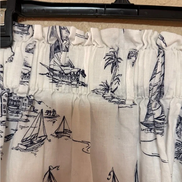 4/$15 Nautical Print Button-Down Skirt - Picture 5 of 7